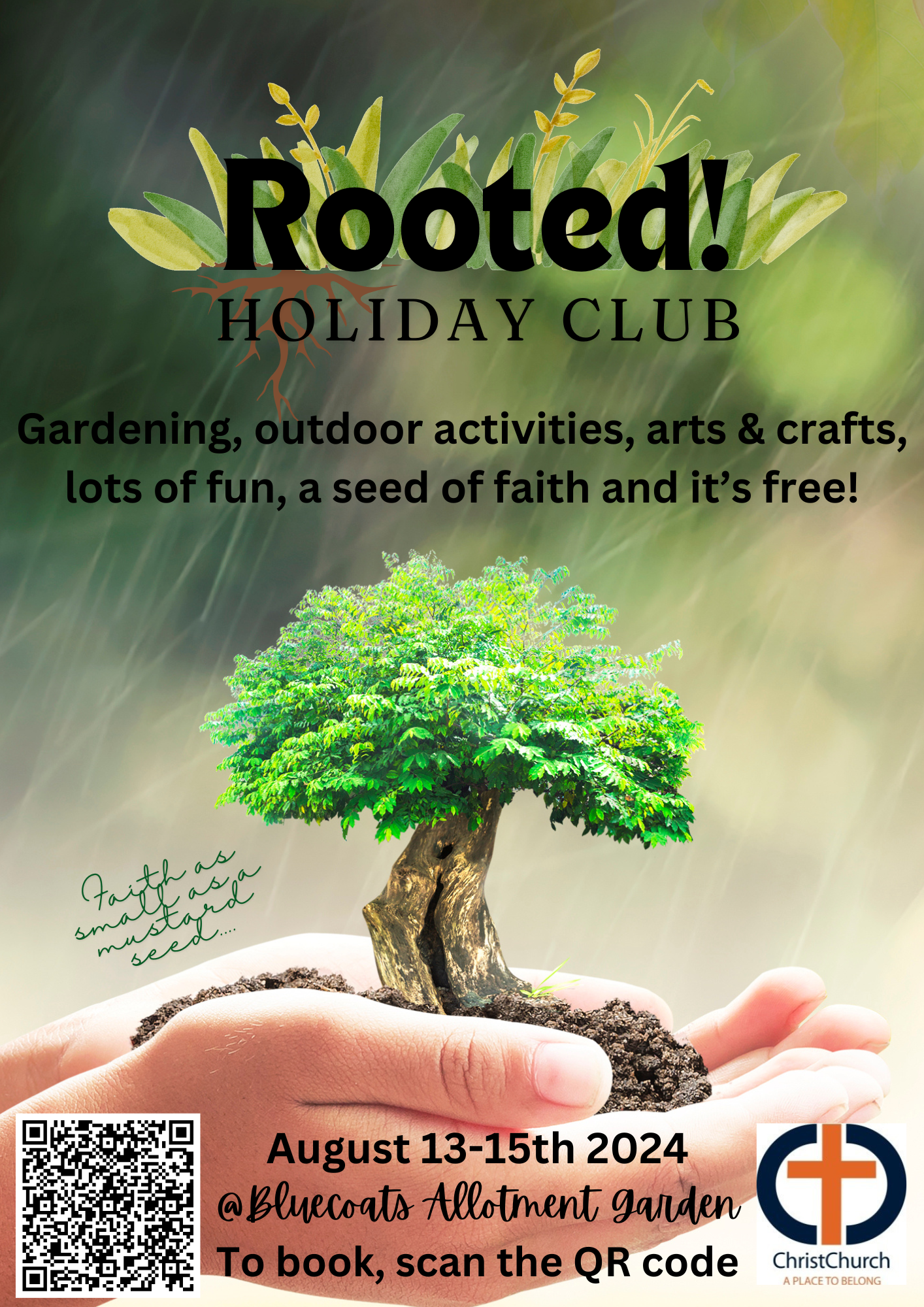 Rooted! Holiday Club Flyer